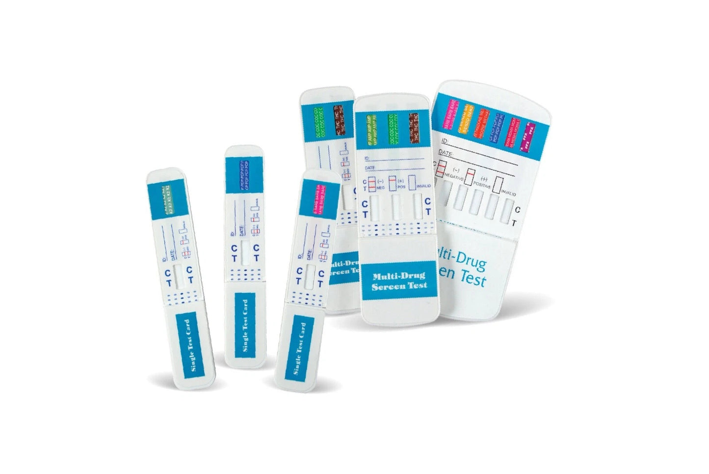 5X Drogentest Multi 8 - Urin Drogenschnelltest für 8 Drogen