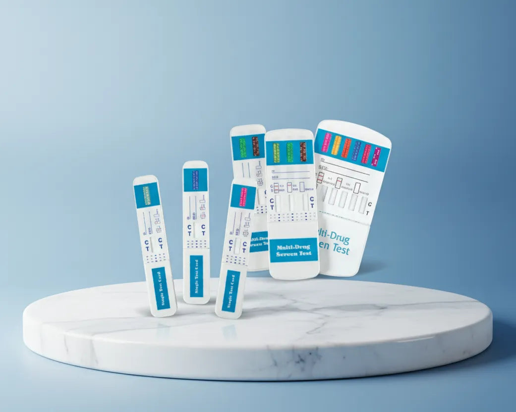 5X Drogentest Multi 8 - Urin Drogenschnelltest für 8 Drogen